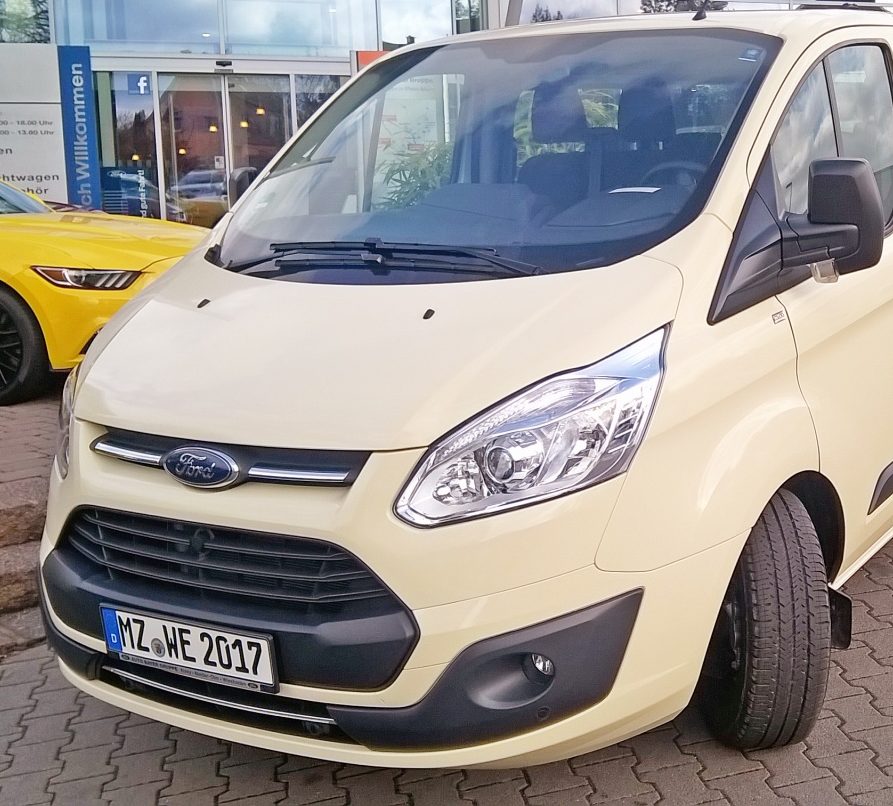 unser neuestes Fahrzeug in der Flotte Ford Custom Taxibus